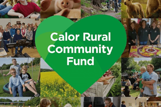 Community fund logo and collage