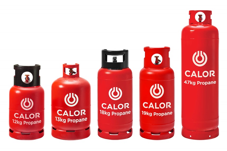 Refillable gas bottles and exchange Calor