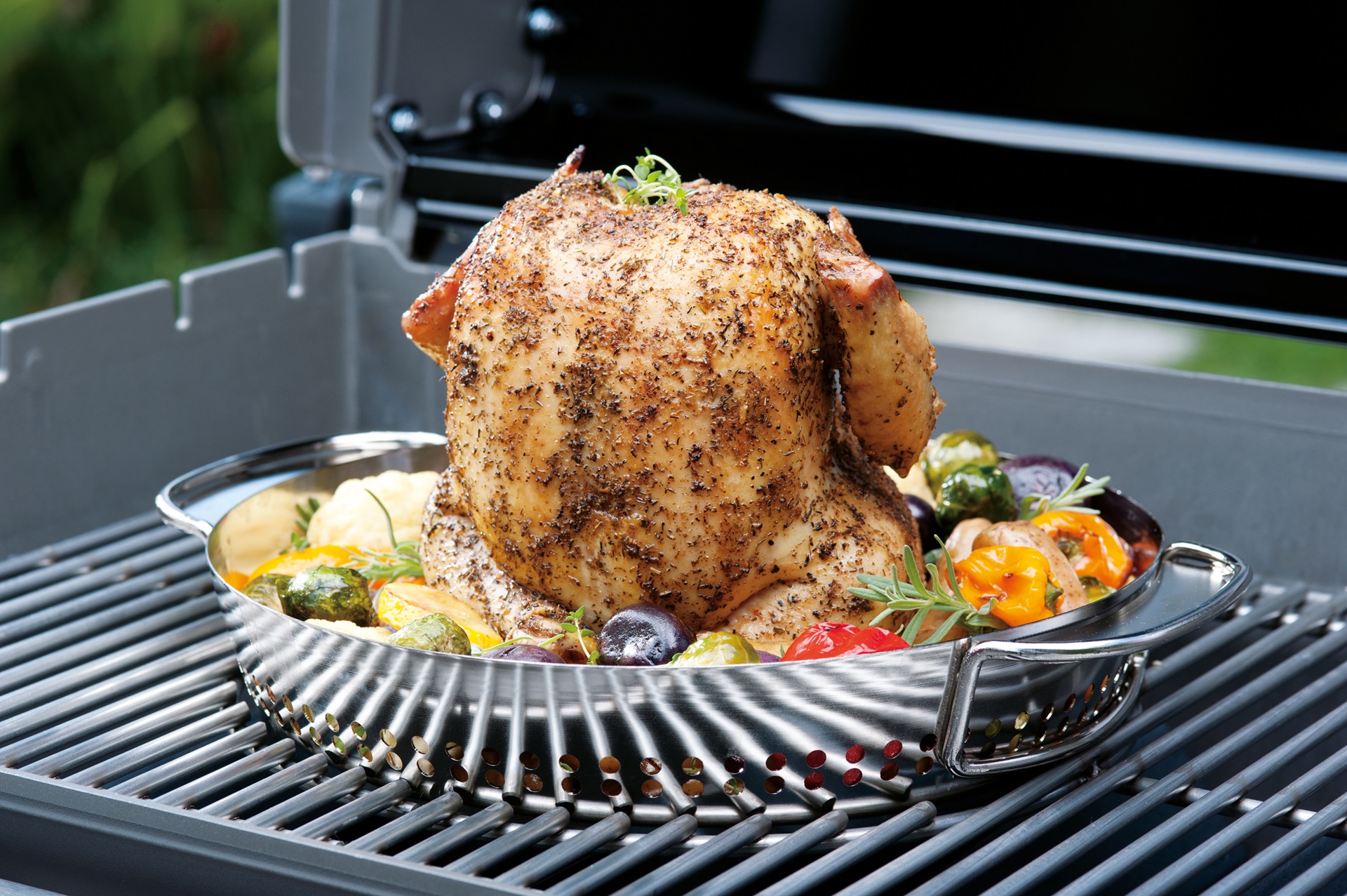 Roast Barbecue Chicken with Vegetables | Calor Gas