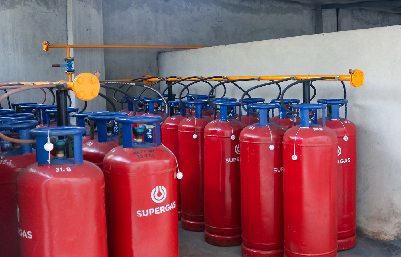 LPG Cylinder Manifold Installation Services from SUPERGAS for